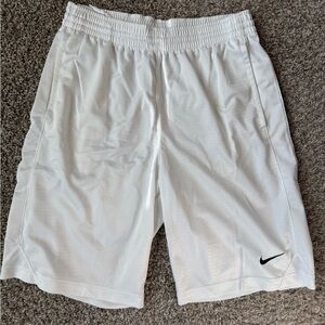 Nike Athletic Shorts with Black Swoosh Logo